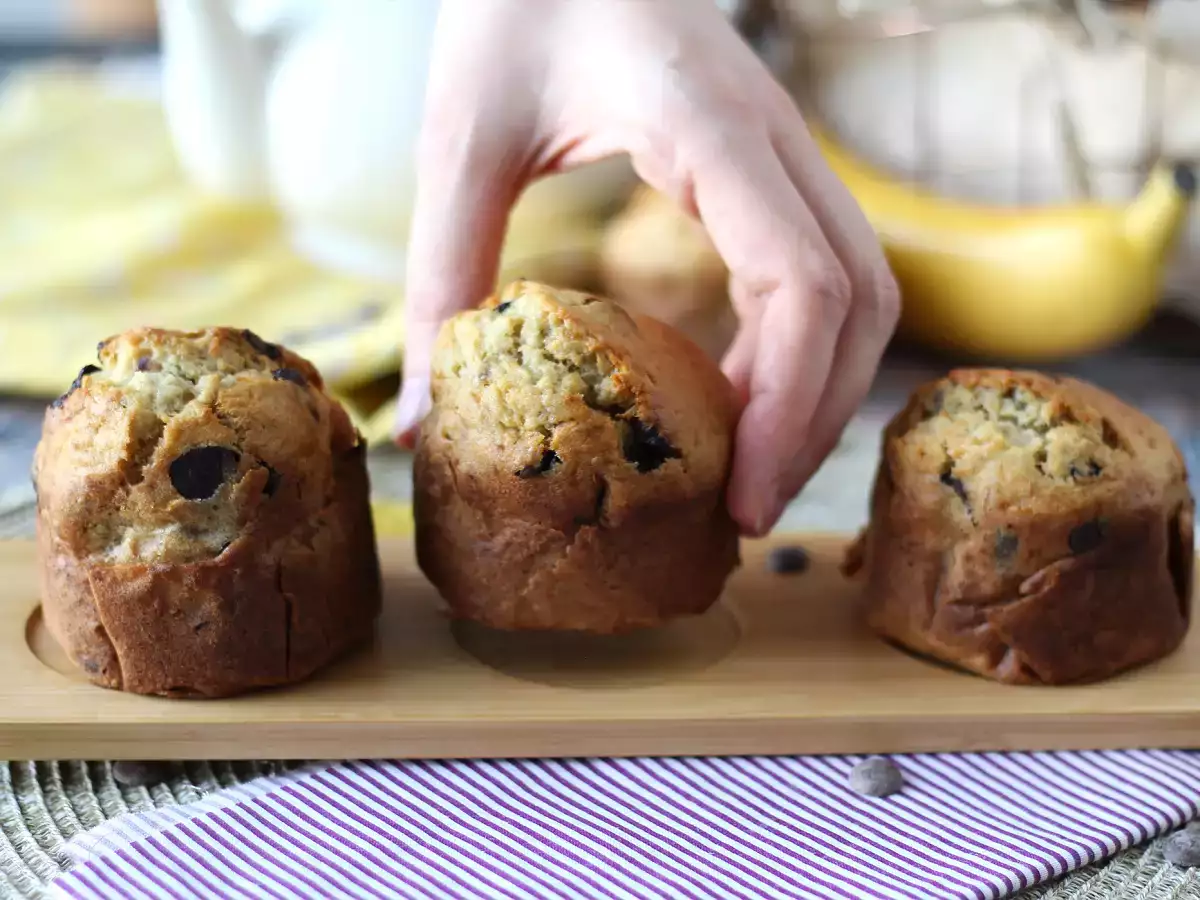 Herkulliset banaani-suklaamuffinit - kuva 7