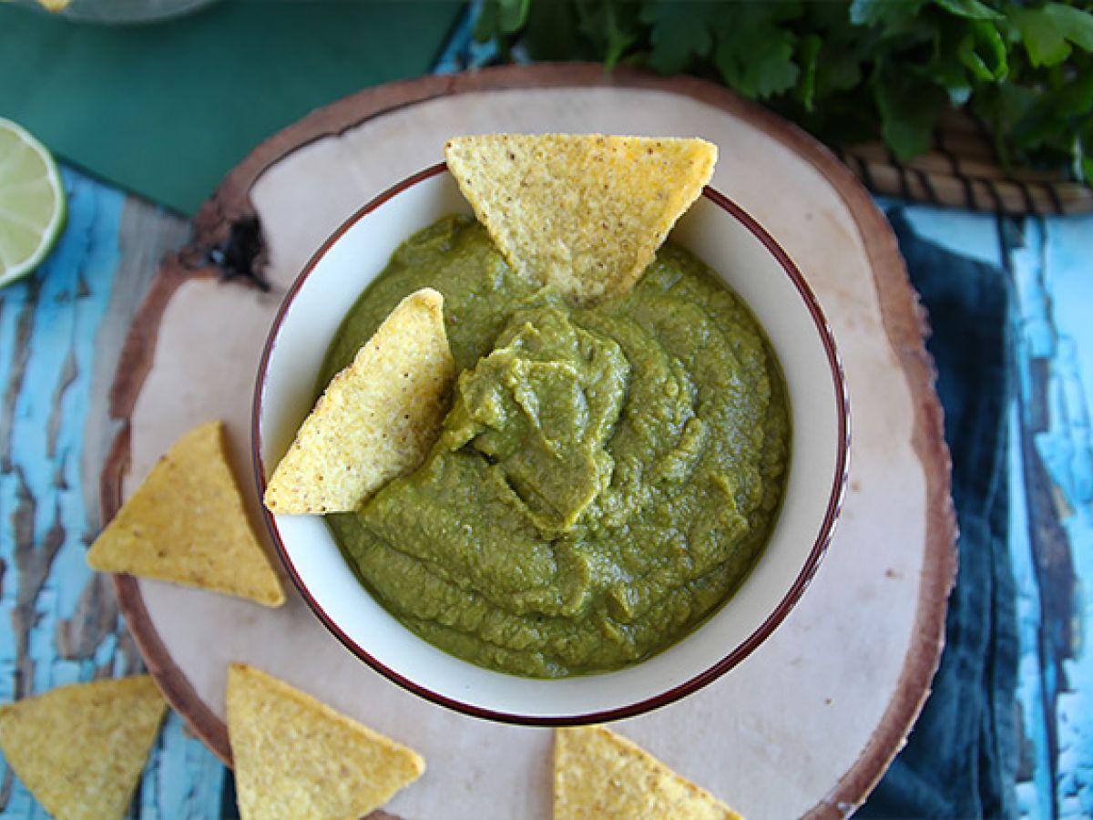 Herneitä ja limettiä sisältävä guacamole - kuva 4