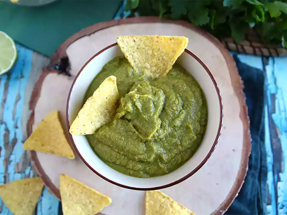Herneitä ja limettiä sisältävä guacamole - kuva 4
