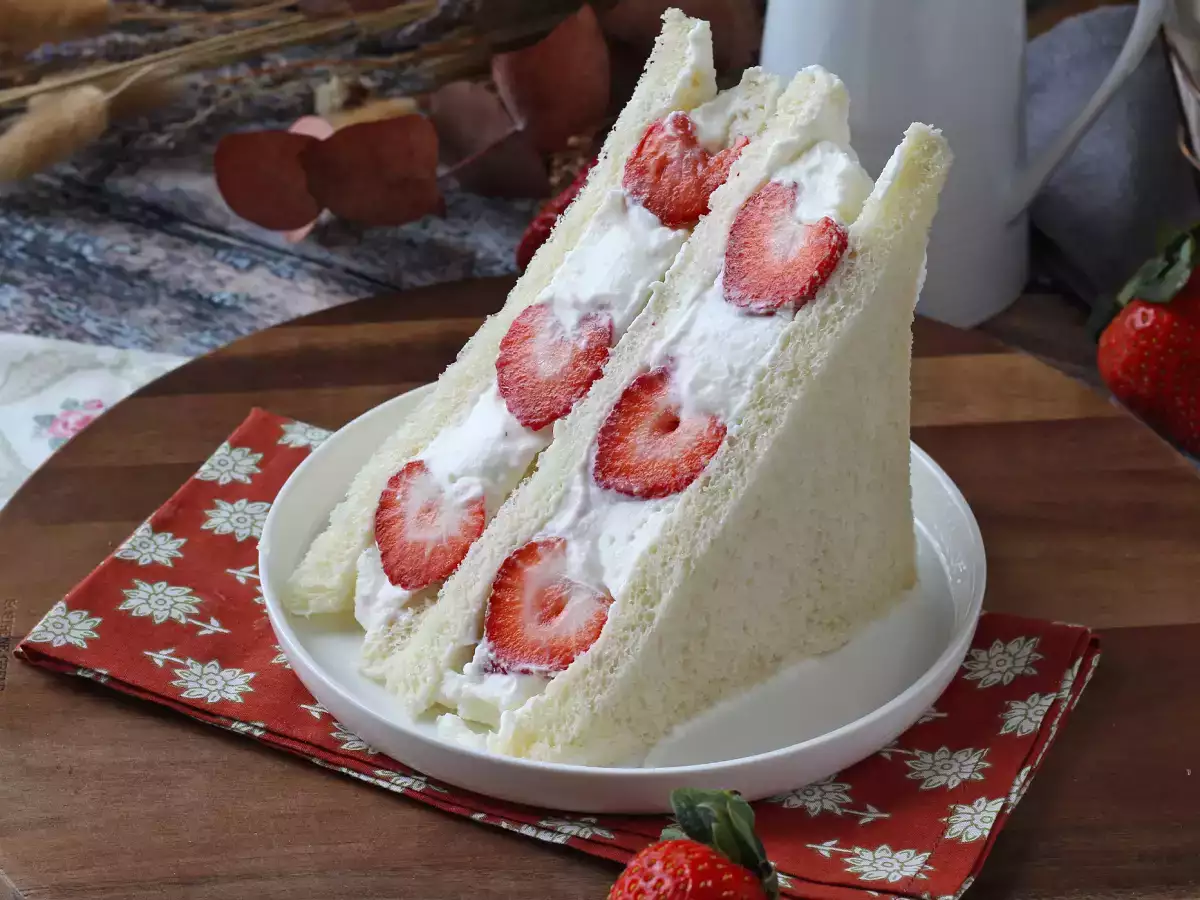 Ichigo sando – japanilainen mansikkavoileipä! - kuva 6