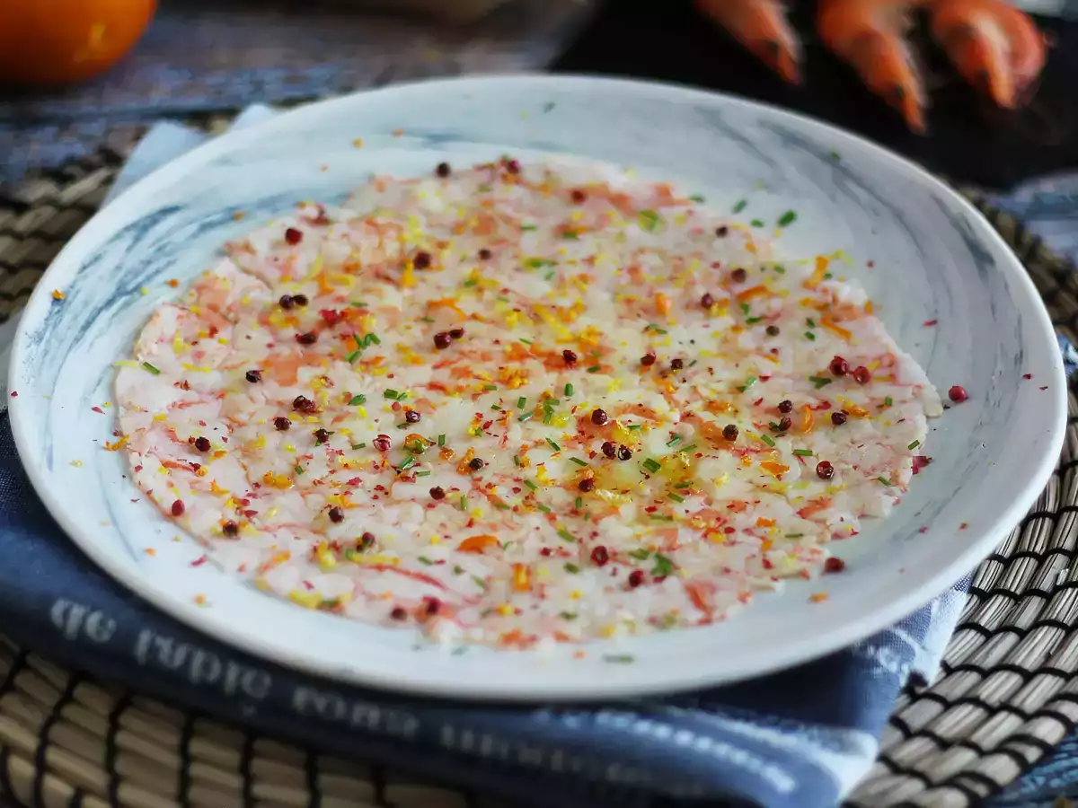 Jättikatkarapucarpaccio - kuva 2