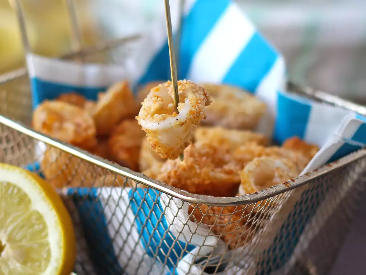 Kalmarirenkaat ilmankuumentimessa rapeat ja kevyet - kuva 6