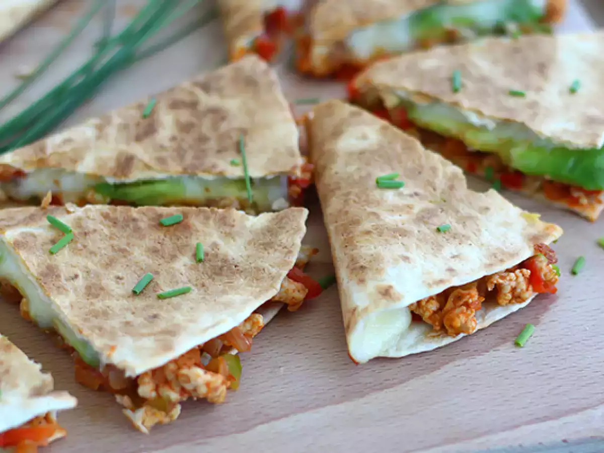 Kana-avokadoquesadillat - kuva 2