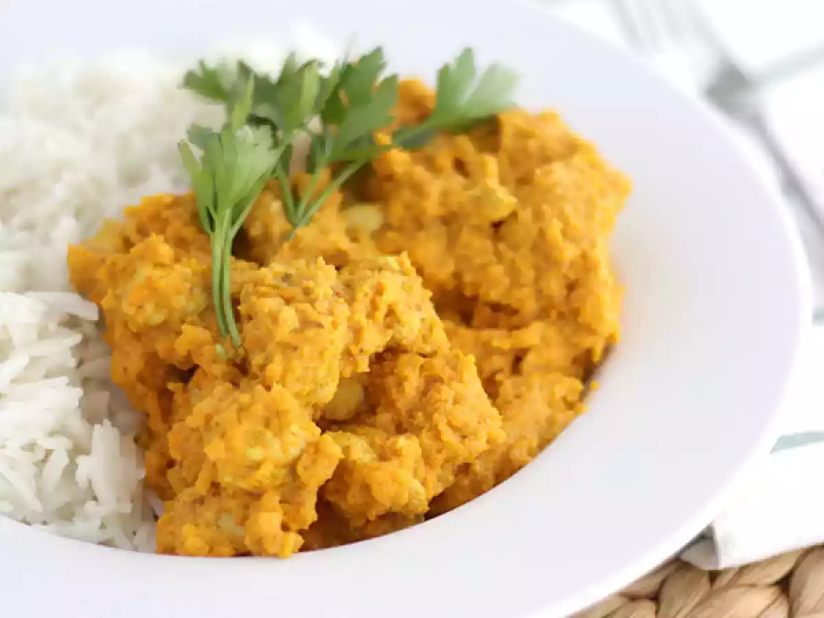 Kana-curry kookosmaidon kanssa - kuva 2