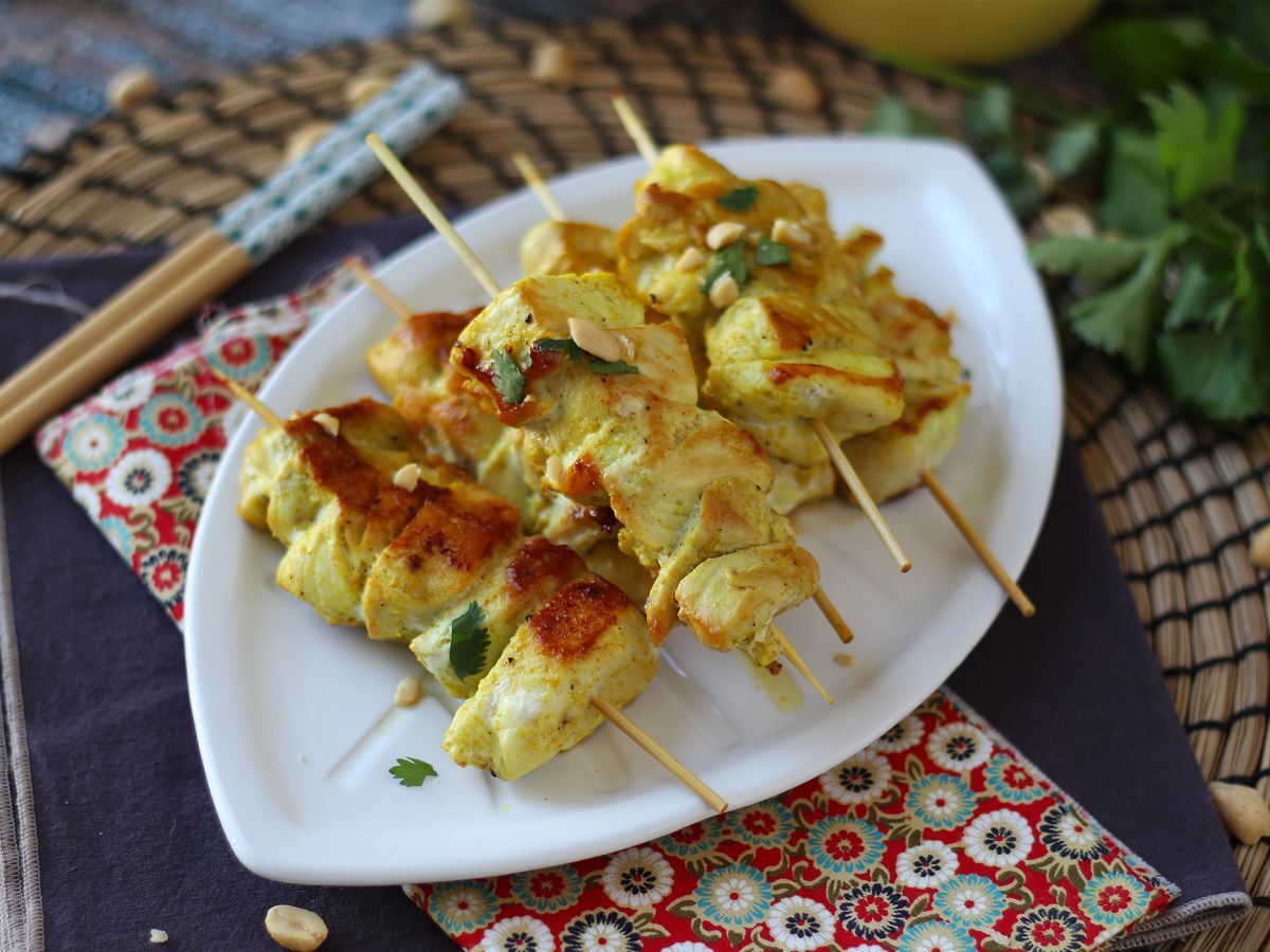 Kanakebab satay-kastikkeella, kulinaarinen matka Aasiaan! - kuva 2