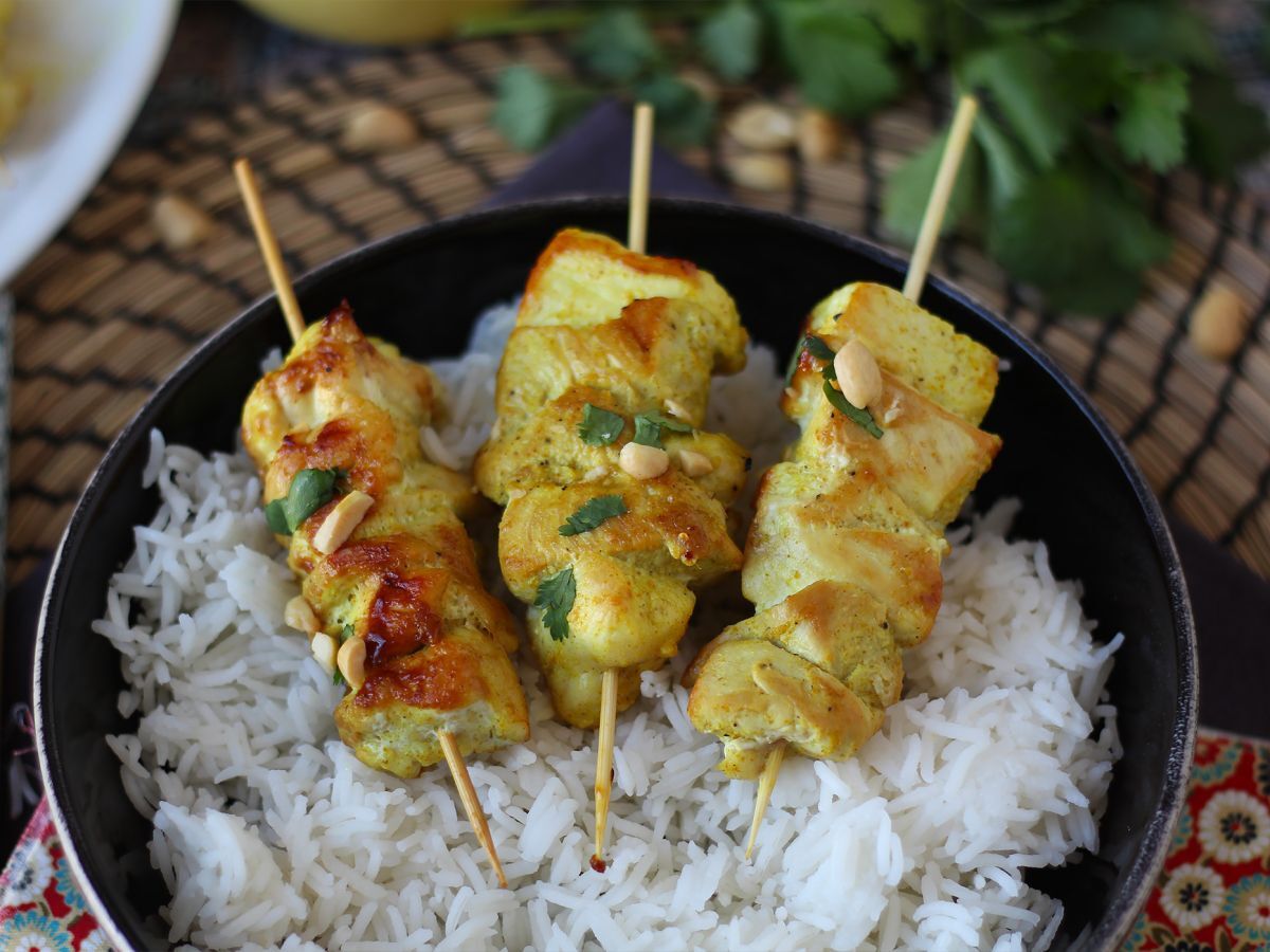 Kanakebab satay-kastikkeella, kulinaarinen matka Aasiaan! - kuva 5