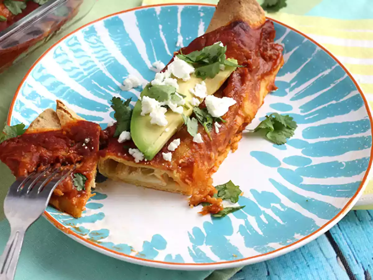Kanan enchiladat chilikastikkeella - kuva 4