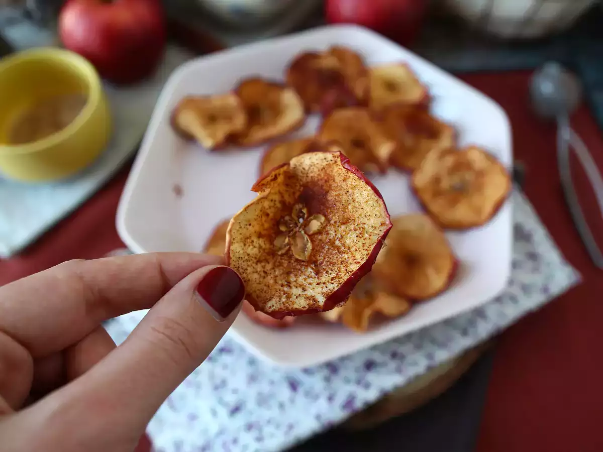 Kanelilla maustetut omenalastut Airfryerissa - kuva 6