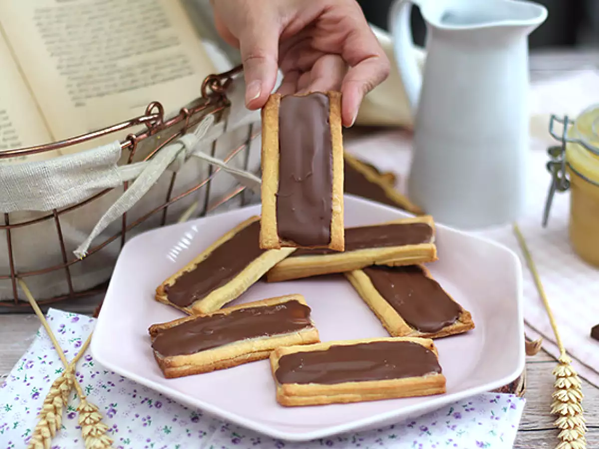 Karamelli- ja maitosuklaa Twix-keksit - kuva 3