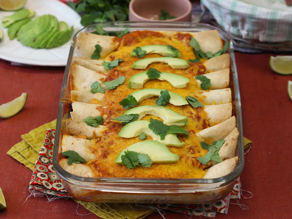 Kasvis enchiladat