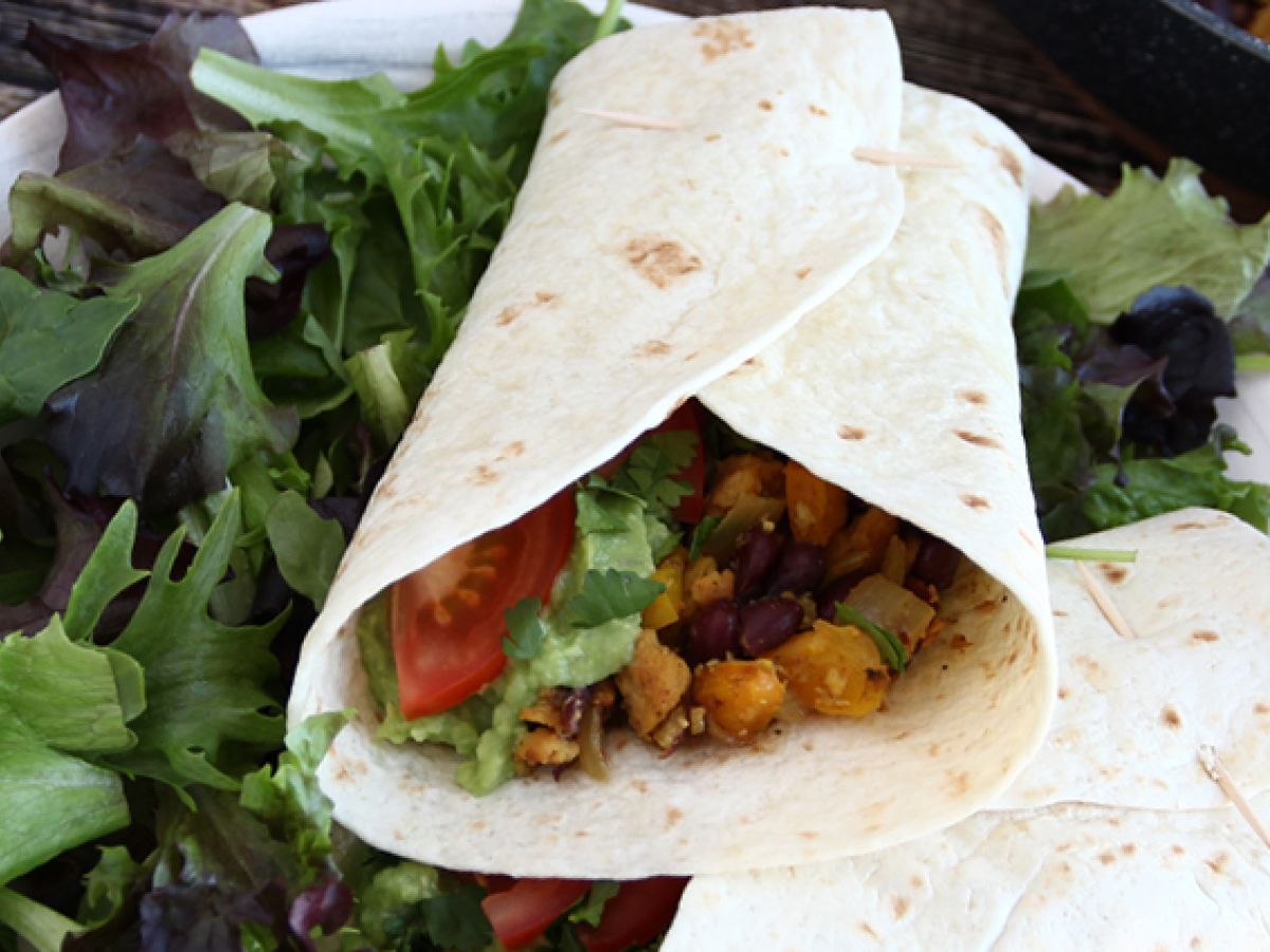 Kasvissyöjä fajitas teksturoidun soijaproteiinin kanssa - kuva 4