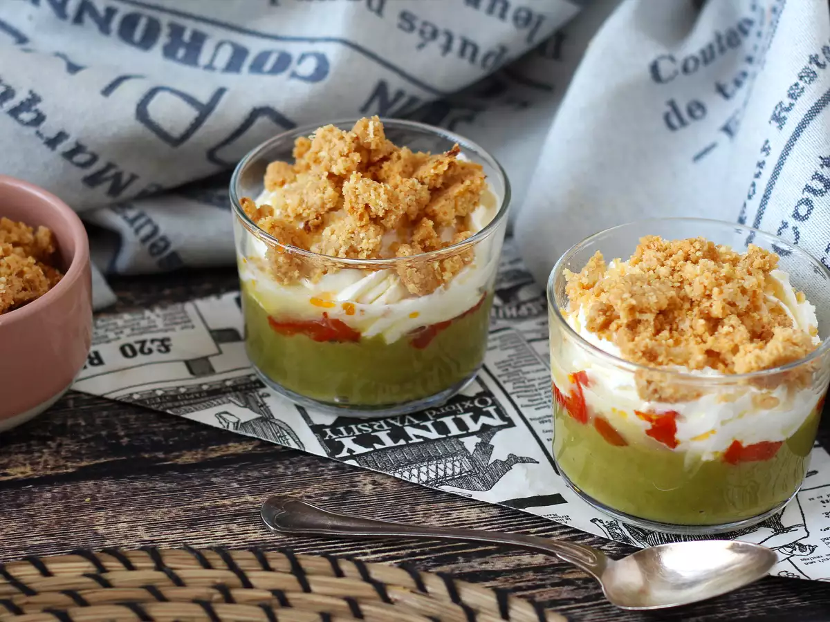 Kasvisverriinit: hernepyree, parmesaanimurupaistos ja mascarponevaahto - kuva 7