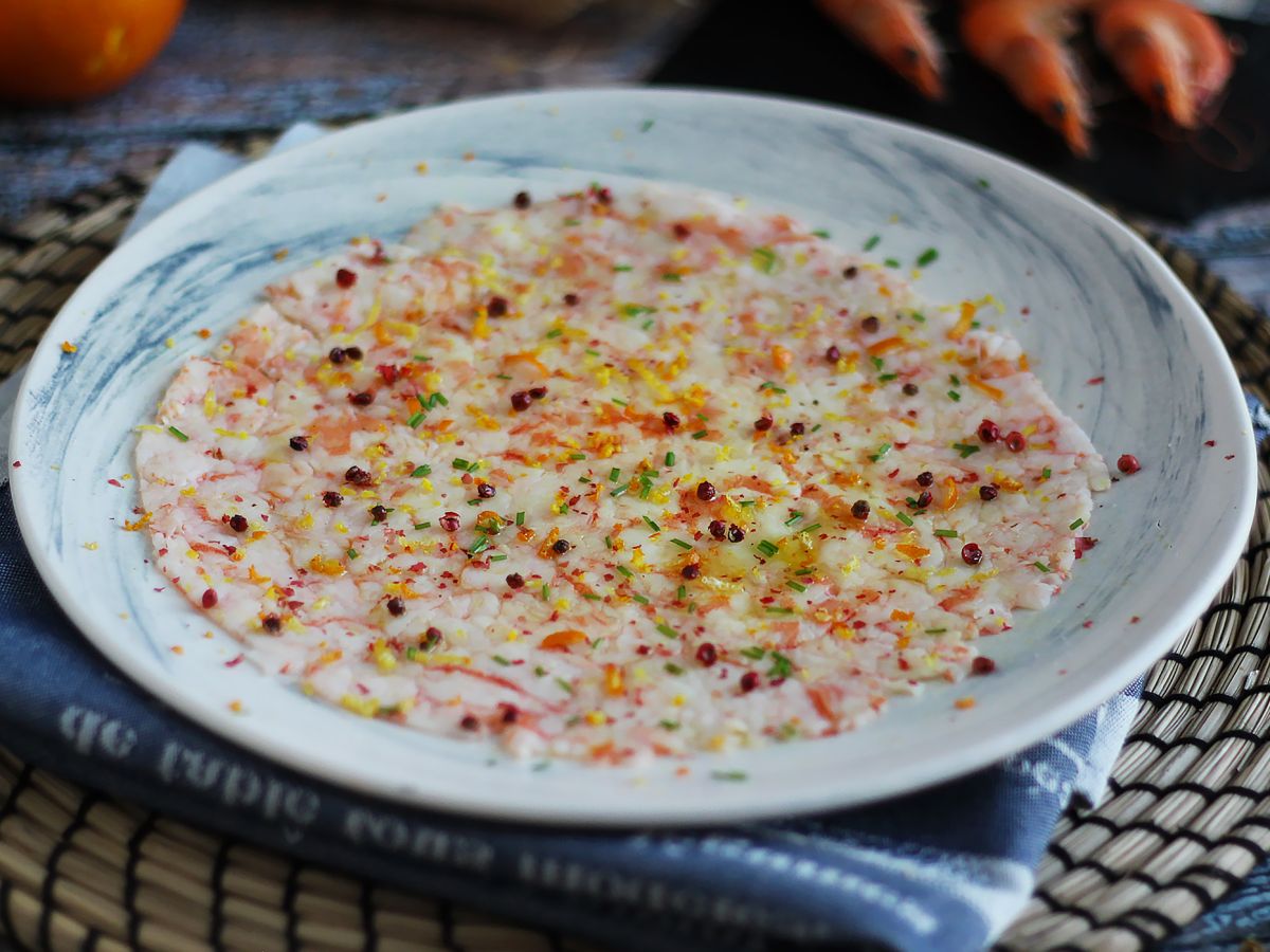 Katkarapujen carpaccio - kuva 2