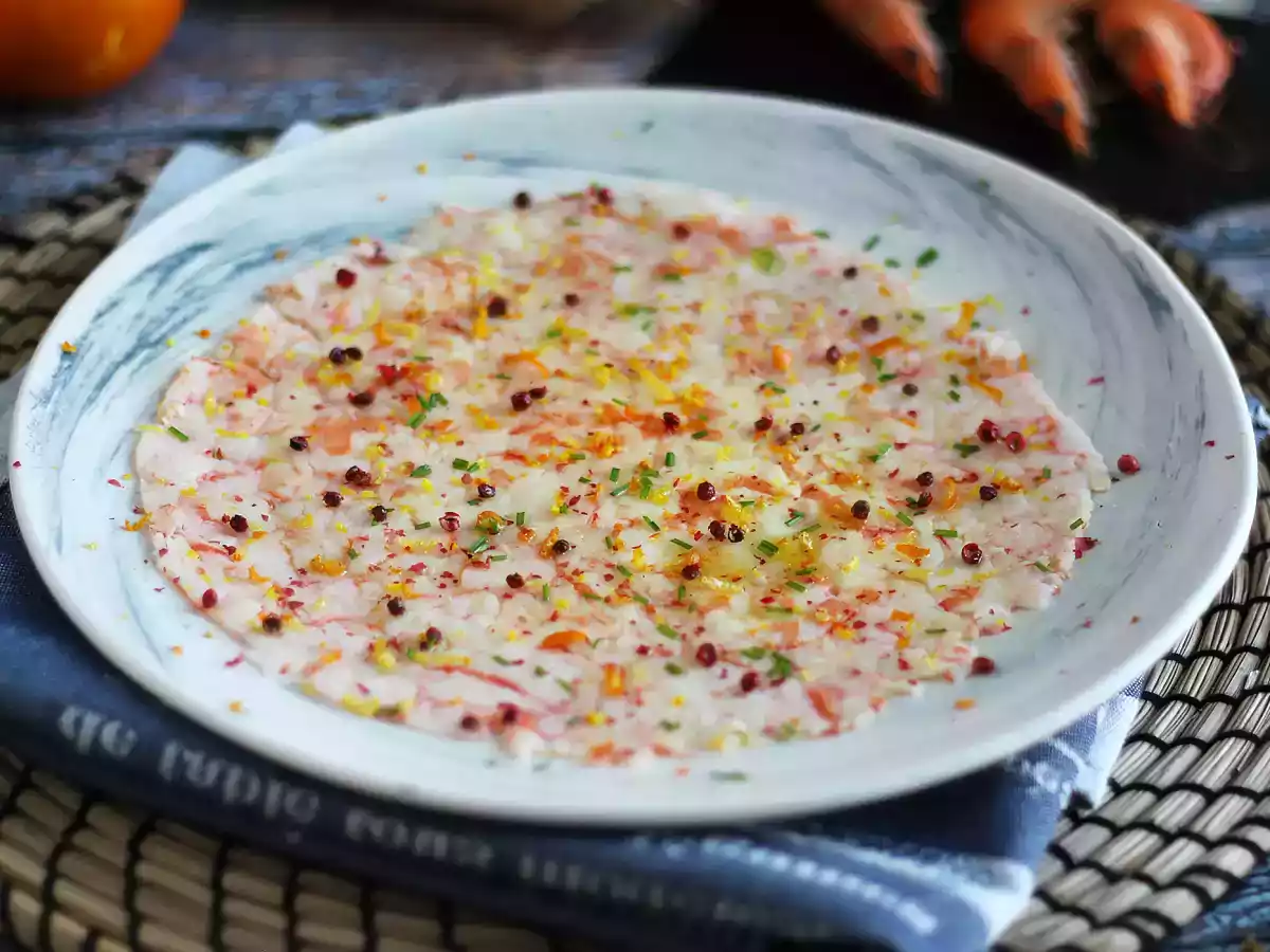 Katkarapujen carpaccio - kuva 2