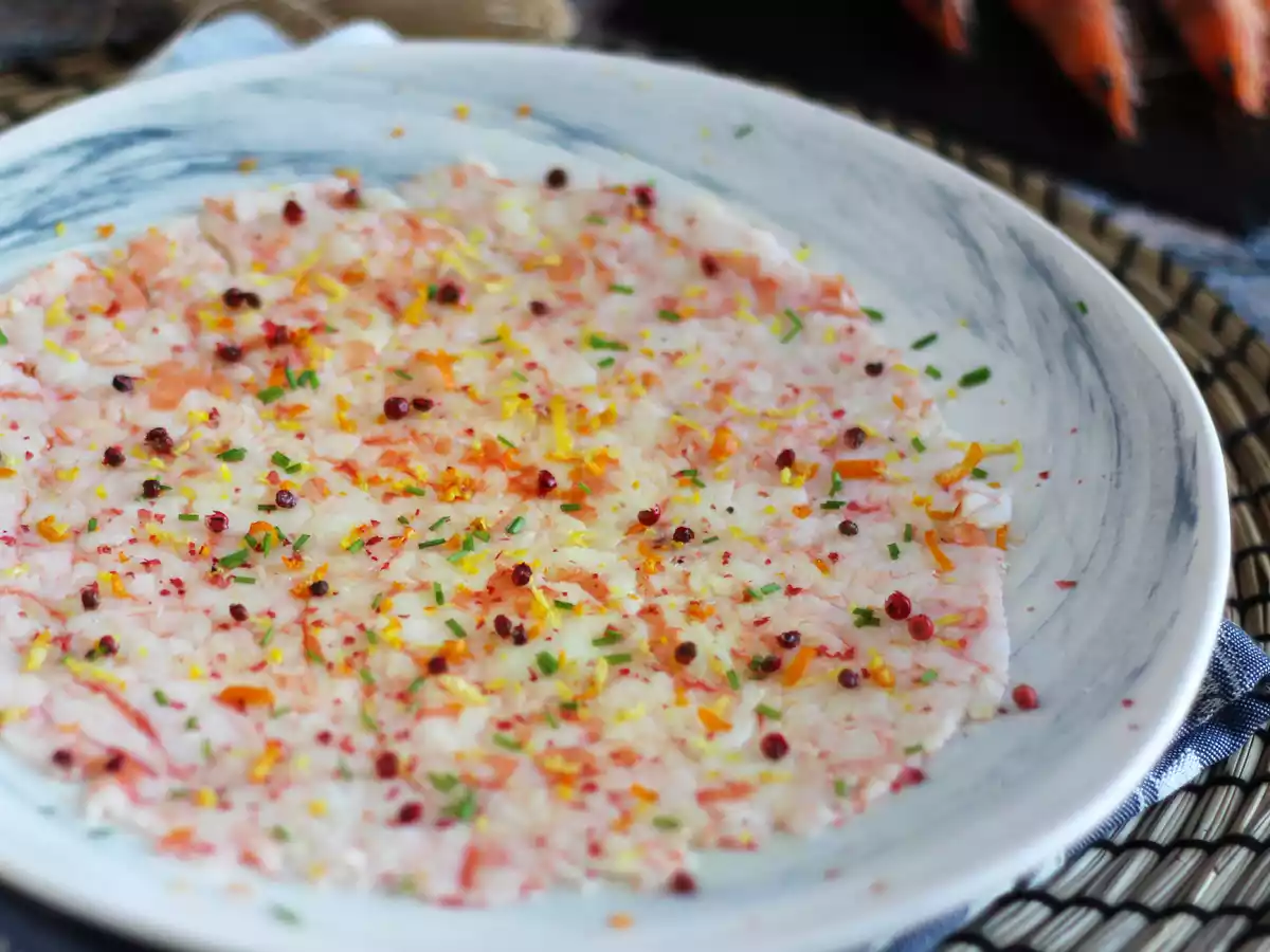 Katkarapujen carpaccio - kuva 3