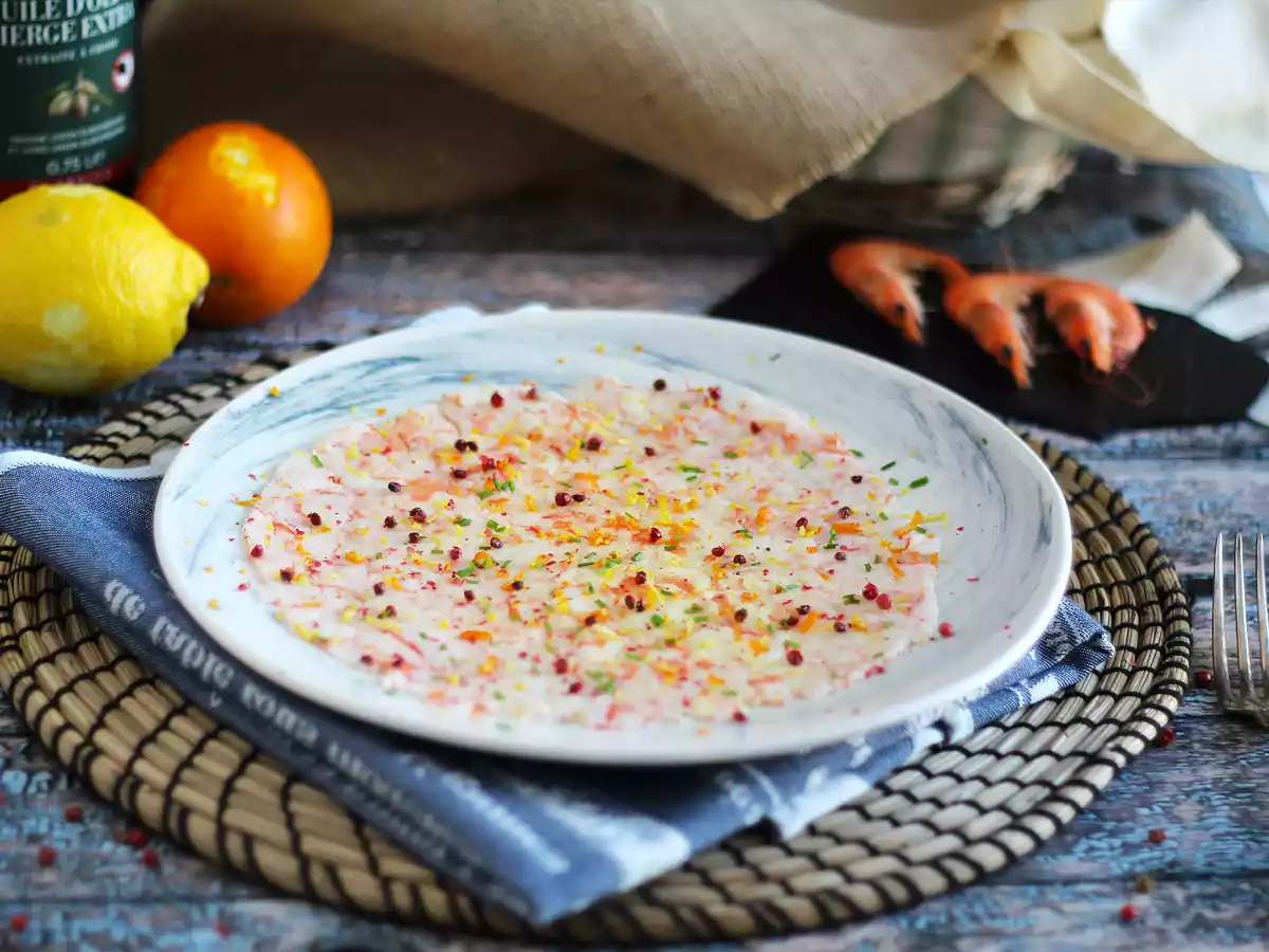 Katkarapujen carpaccio - kuva 4