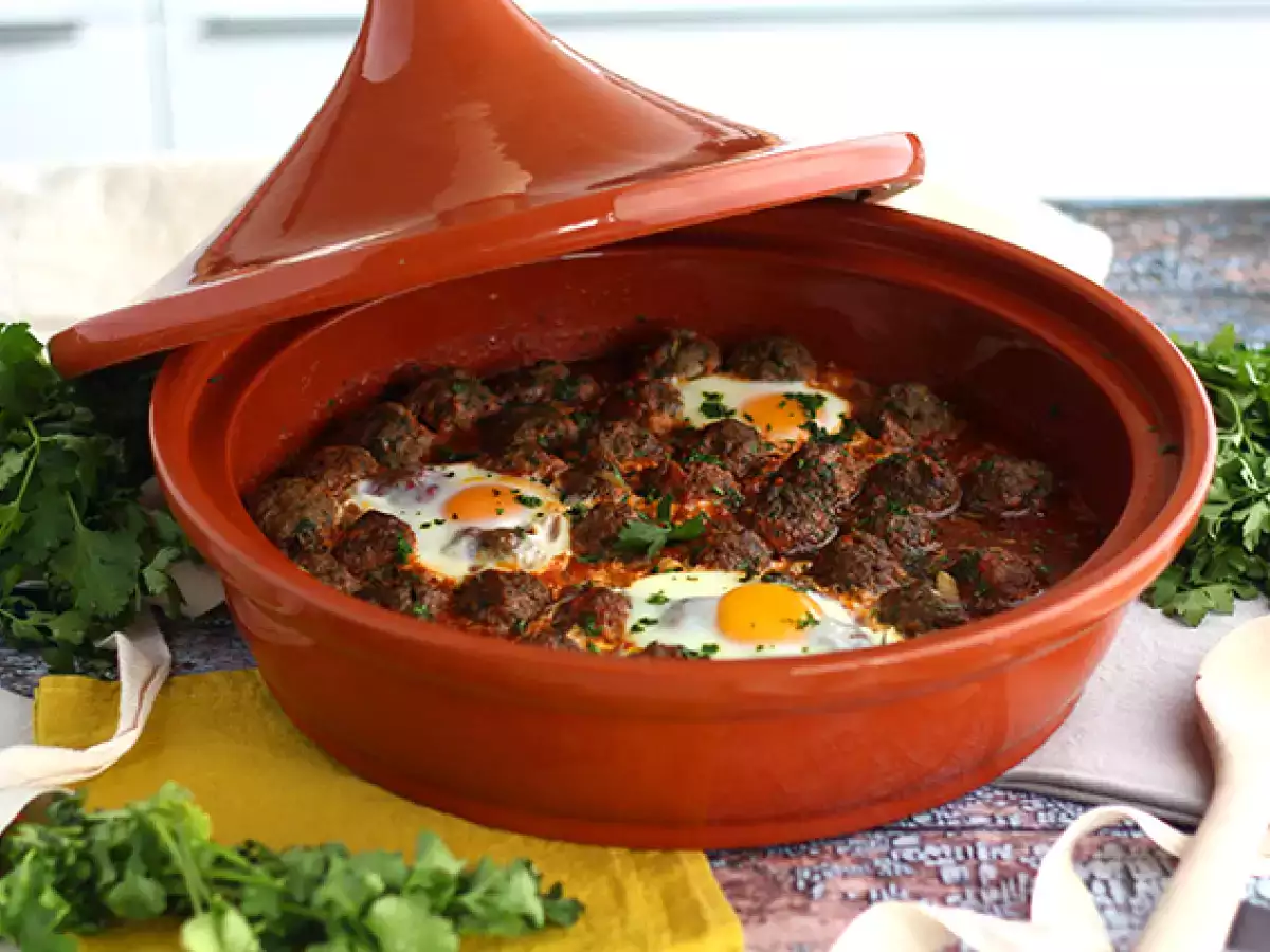 Kefta tagine (mausteisten ja yrttien kanssa jauhettuja lihapullia) - kuva 2