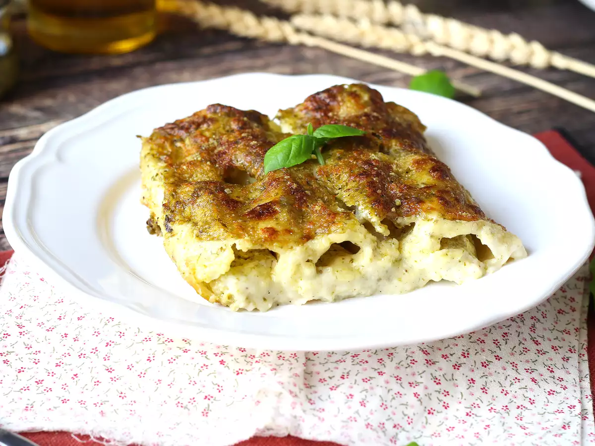 Kermainen pesto cannelloni au gratin: helppo ja maukas resepti - kuva 5