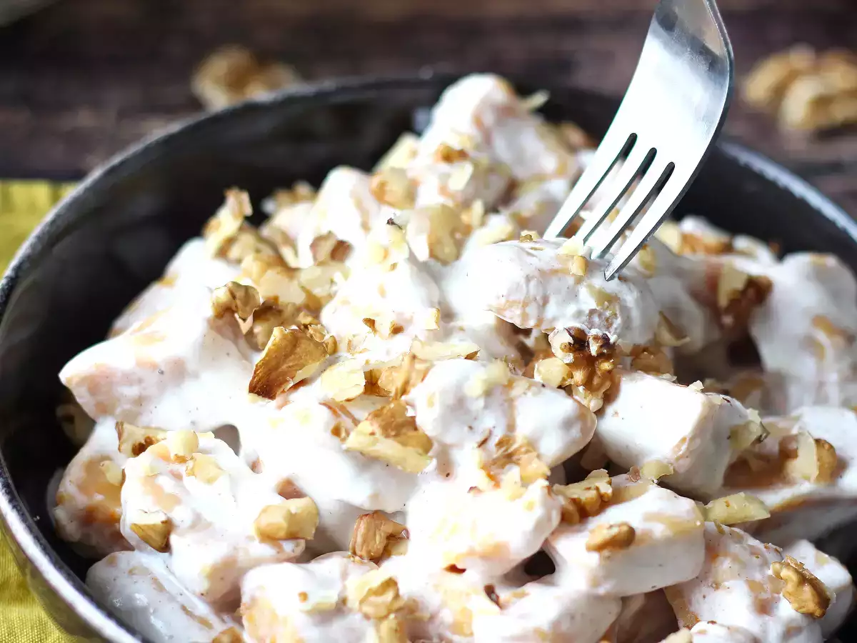 Kermaiset kurpitsan nokareet Philadelphian ja rapeiden saksanpähkinöiden kanssa - kuva 5