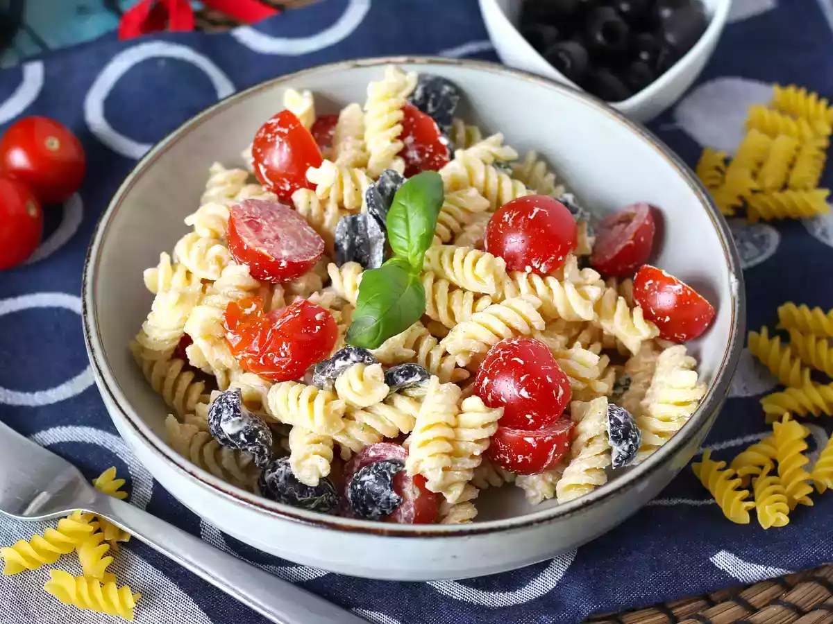 Kermaista kylmää pastaa, valmis alle 10 minuutissa! - kuva 2