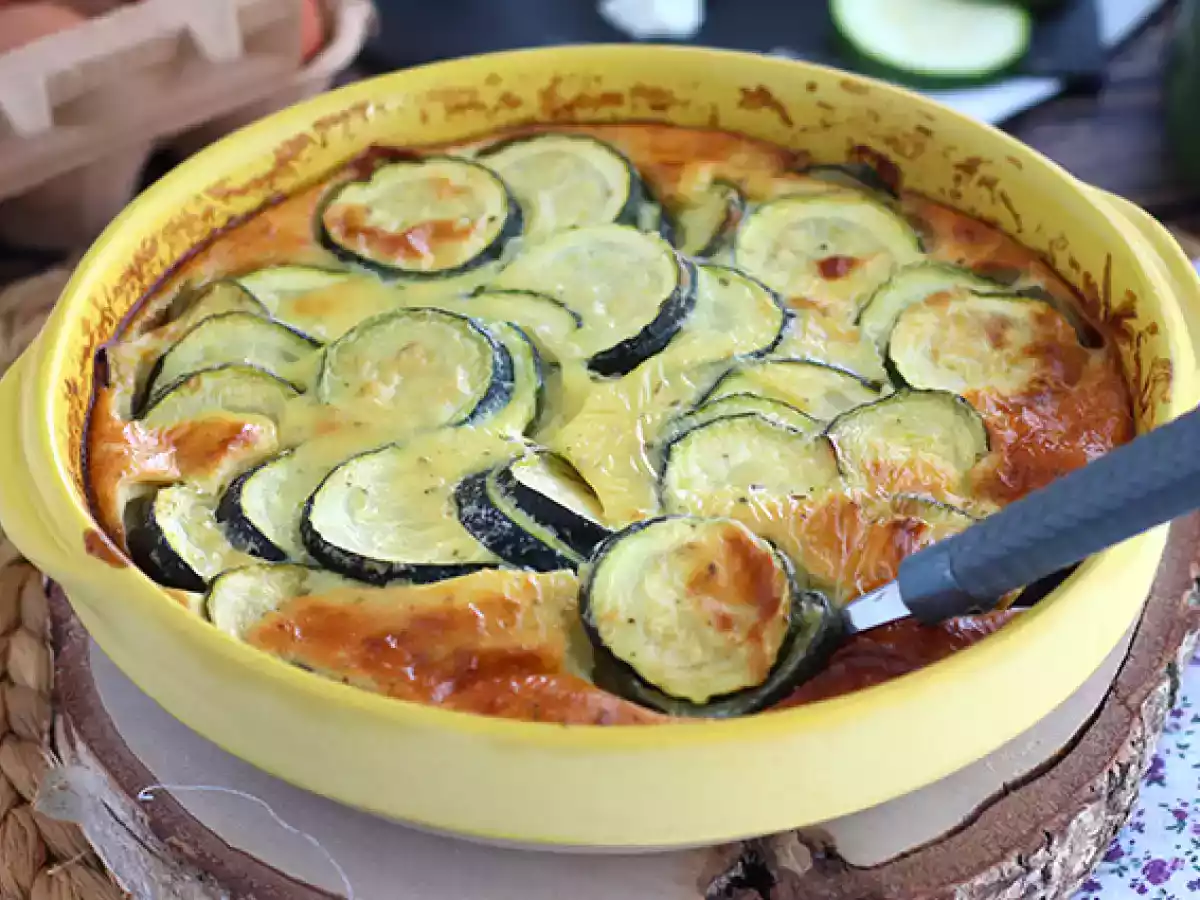 Kesäkurpitsaa ja vuohenjuustoa Clafoutis - kuva 2