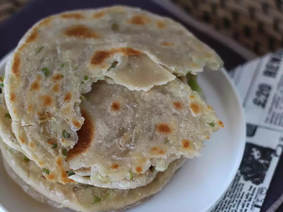 Kiinalaiset kevätsipulipannukakut – scallion pancakes - kuva 2