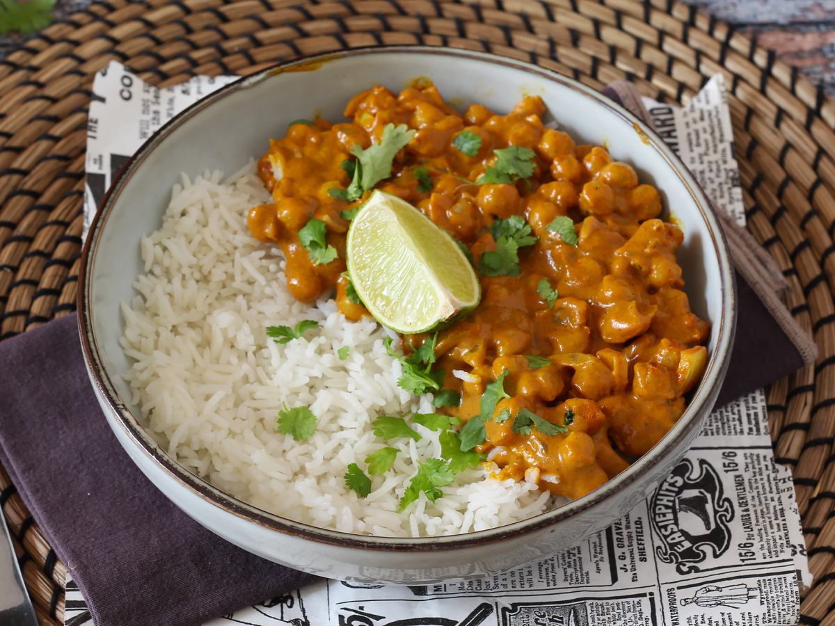 Kikhernecurry, super herkullinen vegaaninen resepti
