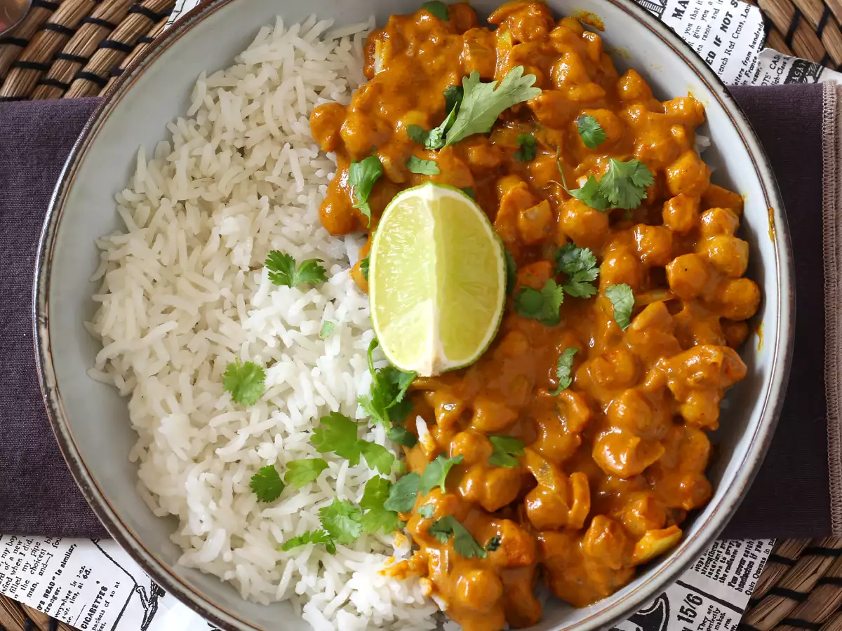Kikhernecurry, super herkullinen vegaaninen resepti - kuva 4