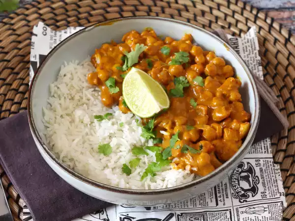Resepti Kikhernecurry, super herkullinen vegaaninen resepti