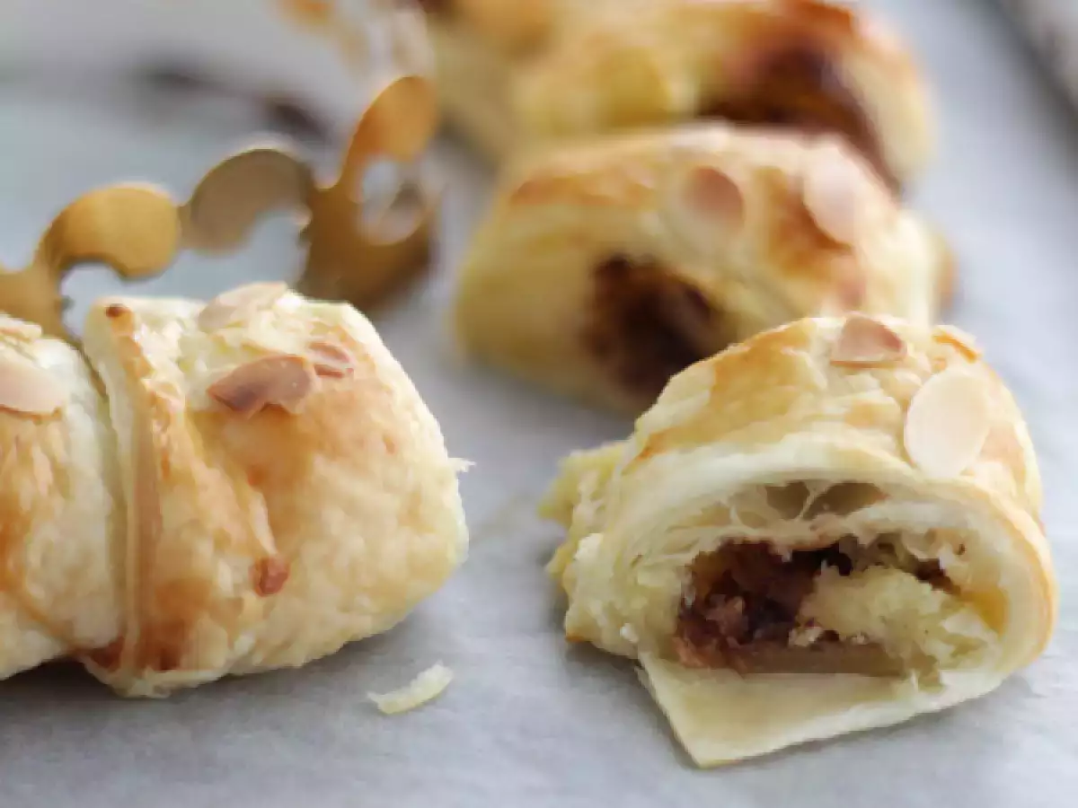Kinder Bueno -galette des rois eli ranskalainen loppiaiskakku - kuva 2