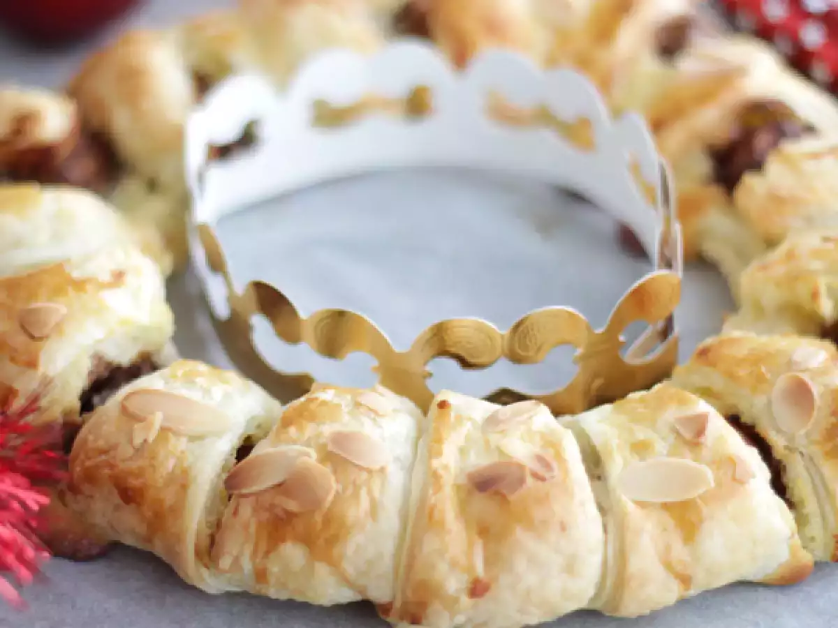 Kinder Bueno -galette des rois eli ranskalainen loppiaiskakku - kuva 3