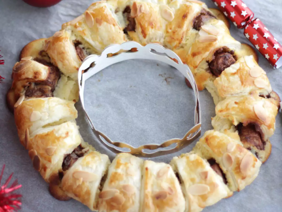 Kinder Bueno -galette des rois eli ranskalainen loppiaiskakku - kuva 4