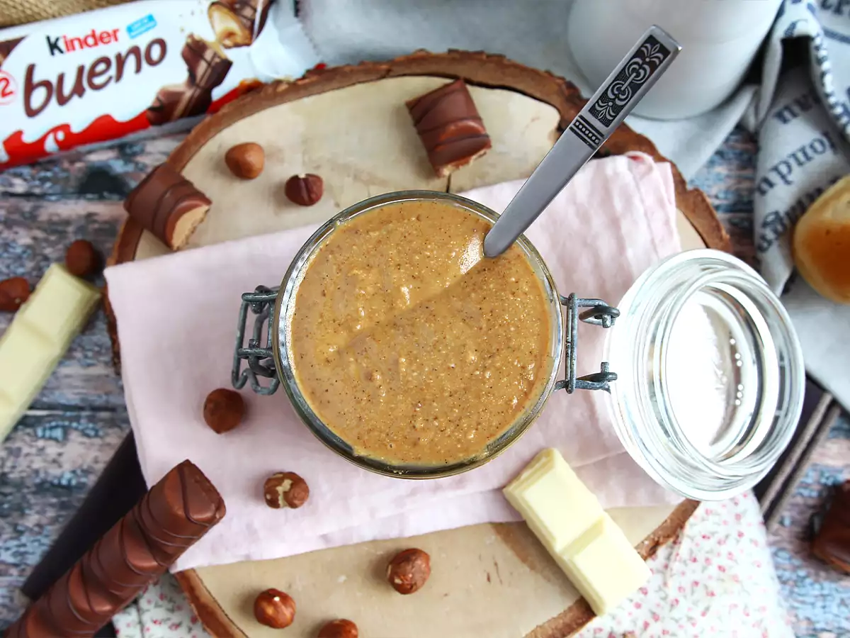 Kinder Bueno -makuinen levite – vain 2 ainesosaa - kuva 3