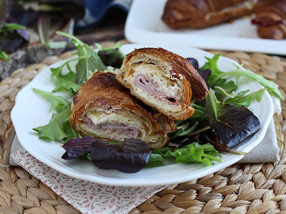 Kinkku-juustocroissantit - kuva 2