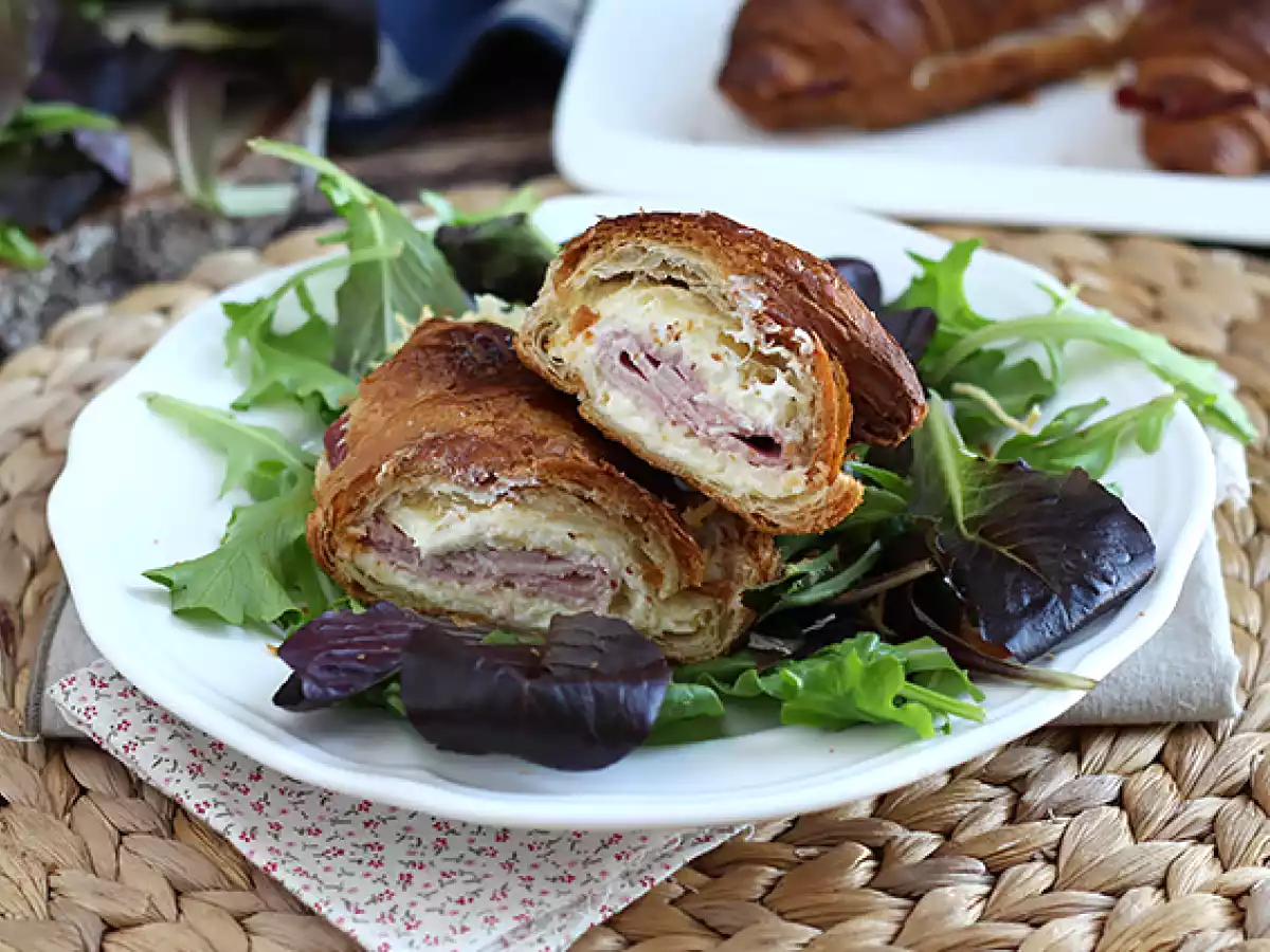 Kinkku-juustocroissantit - kuva 2