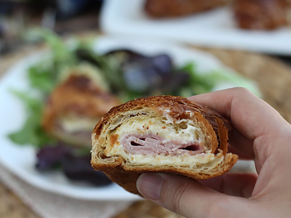 Kinkku-juustocroissantit - kuva 4