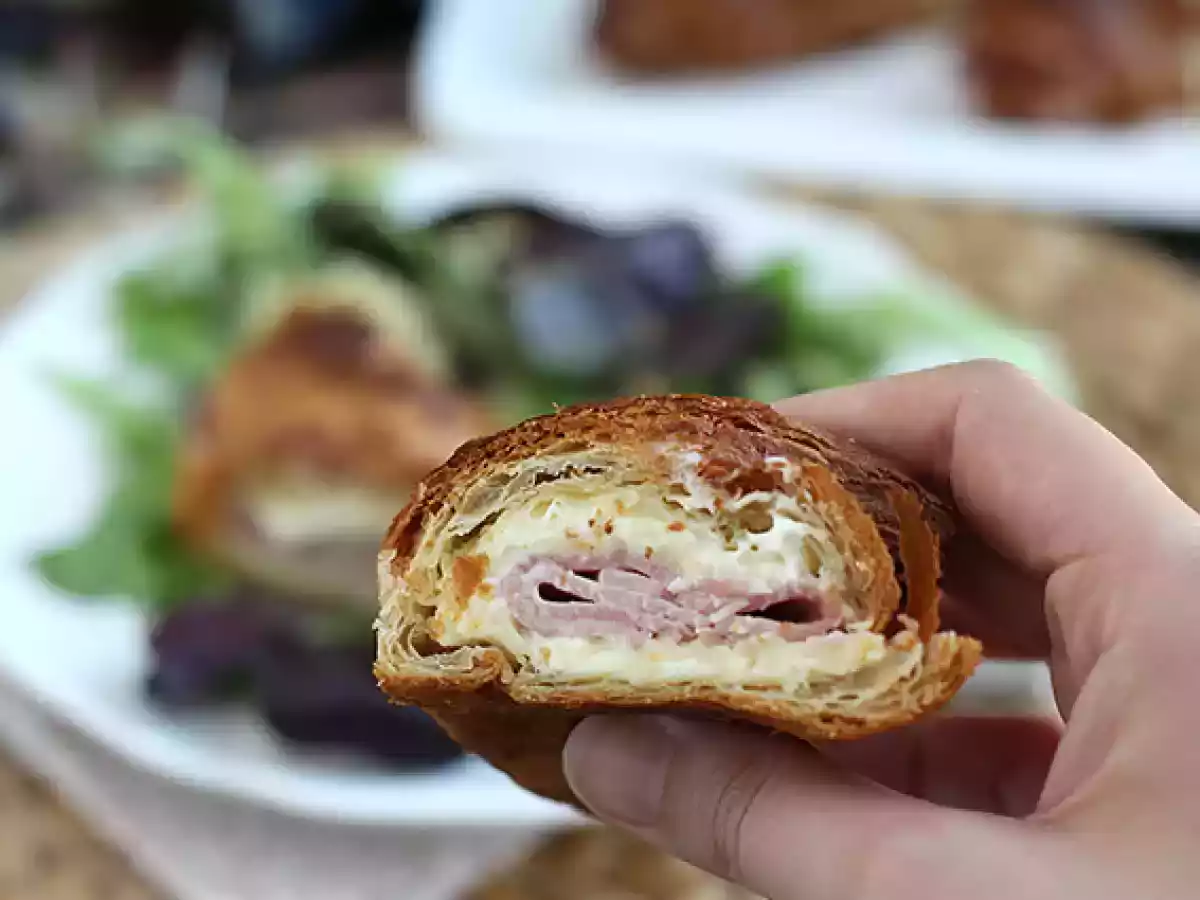 Kinkku-juustocroissantit - kuva 4