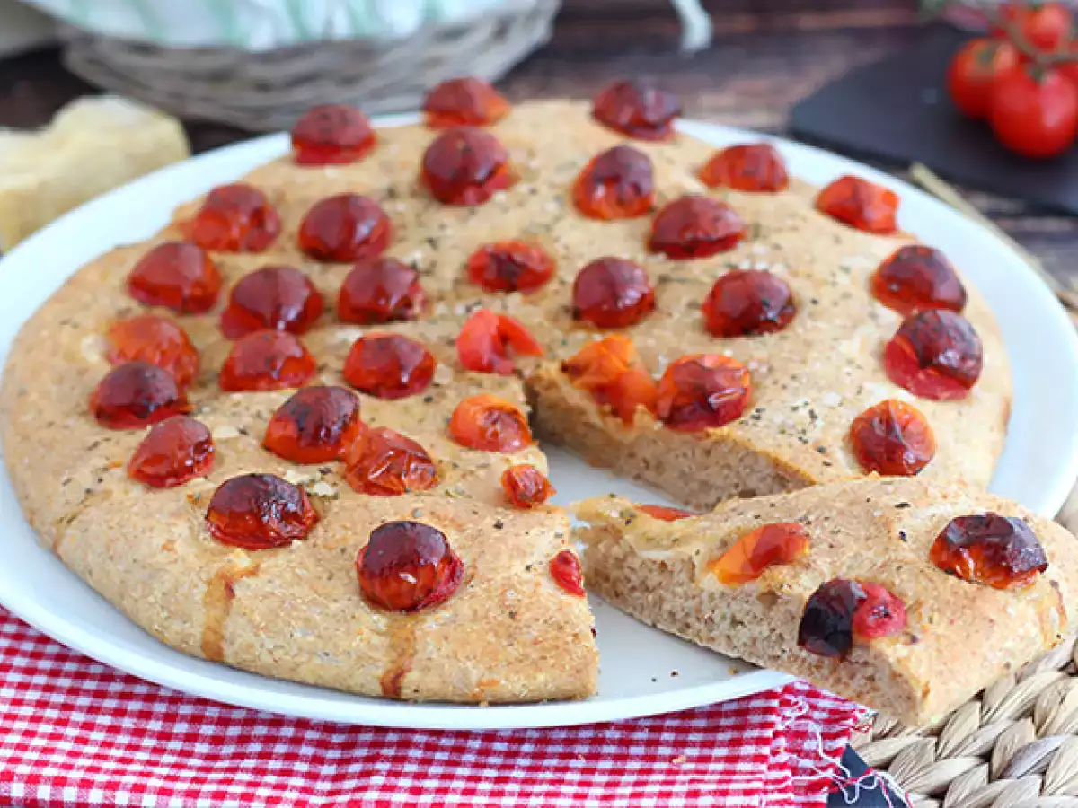 Kirsikkatomaattifocaccia - kuva 2