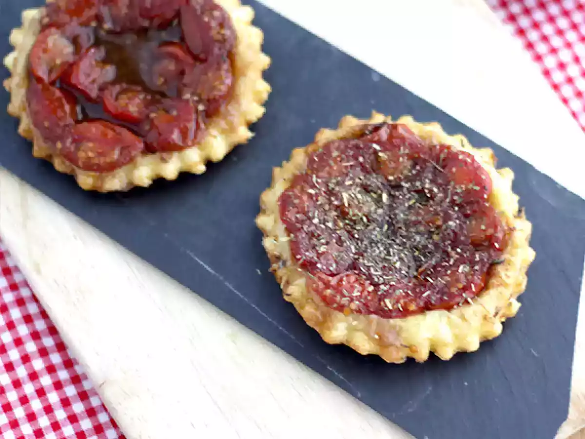 Kirsikkatomaattitortut Tatin - kuva 2
