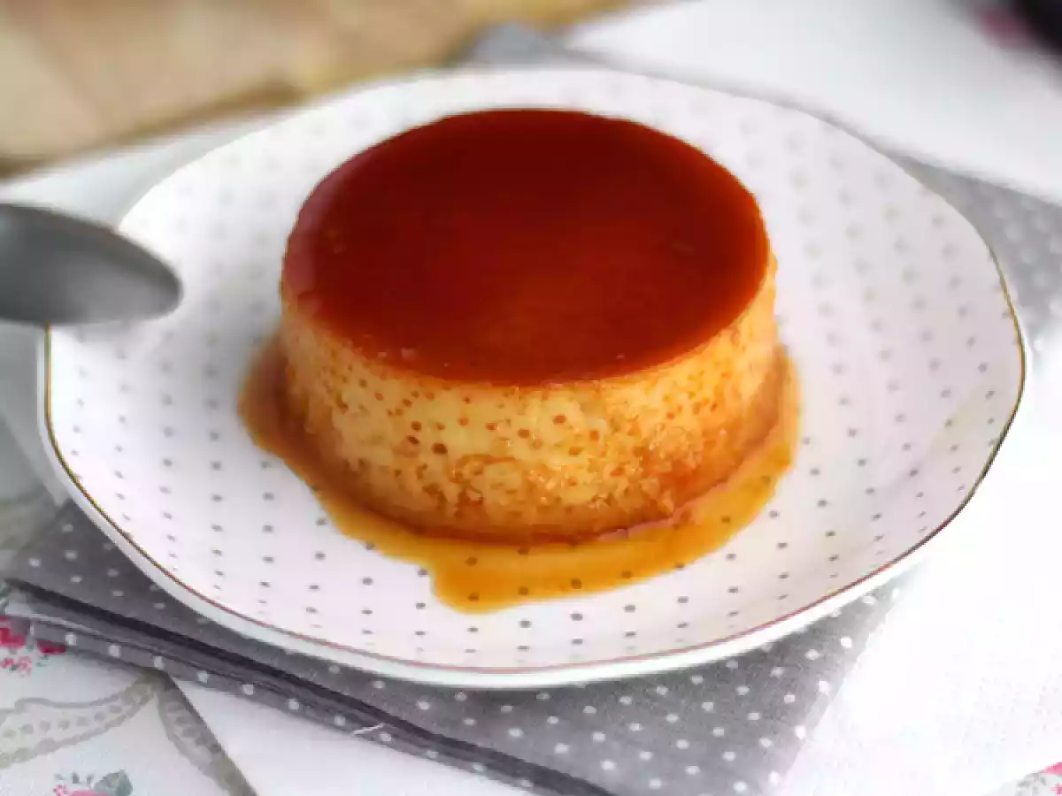 Kondensoidun maidon flan - kuva 3