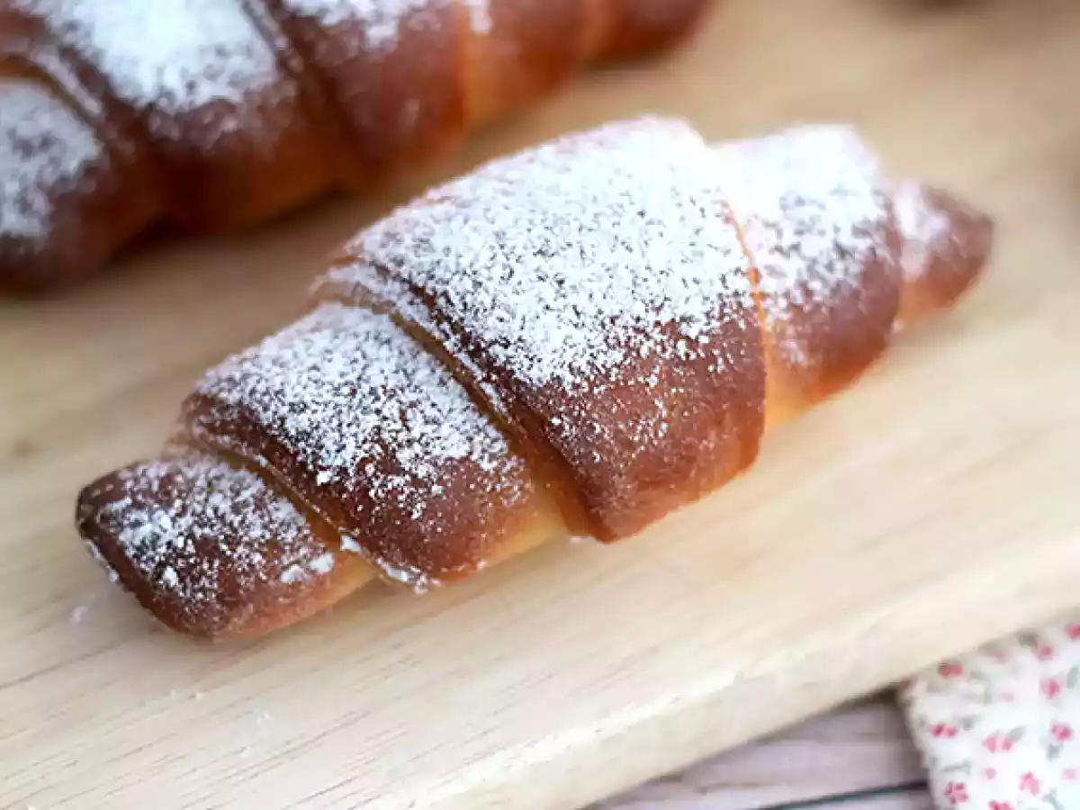 Kondensoitu maito croissantit - kuva 2