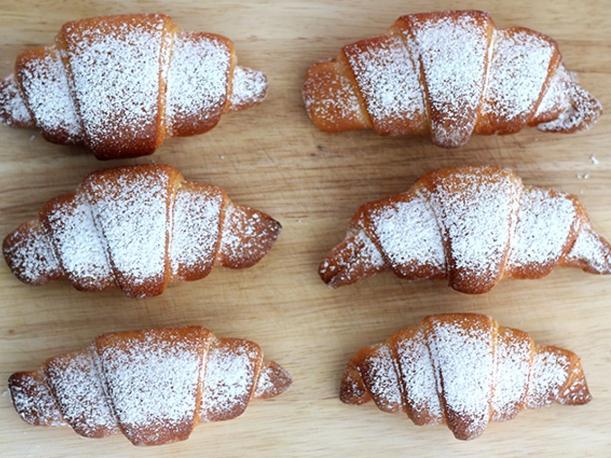 Kondensoitu maito croissantit - kuva 3