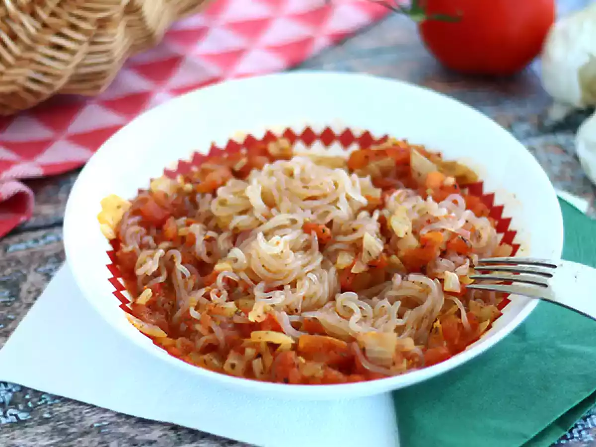 Konjac-spagetti provencelaiseen tyyliin - kuva 3