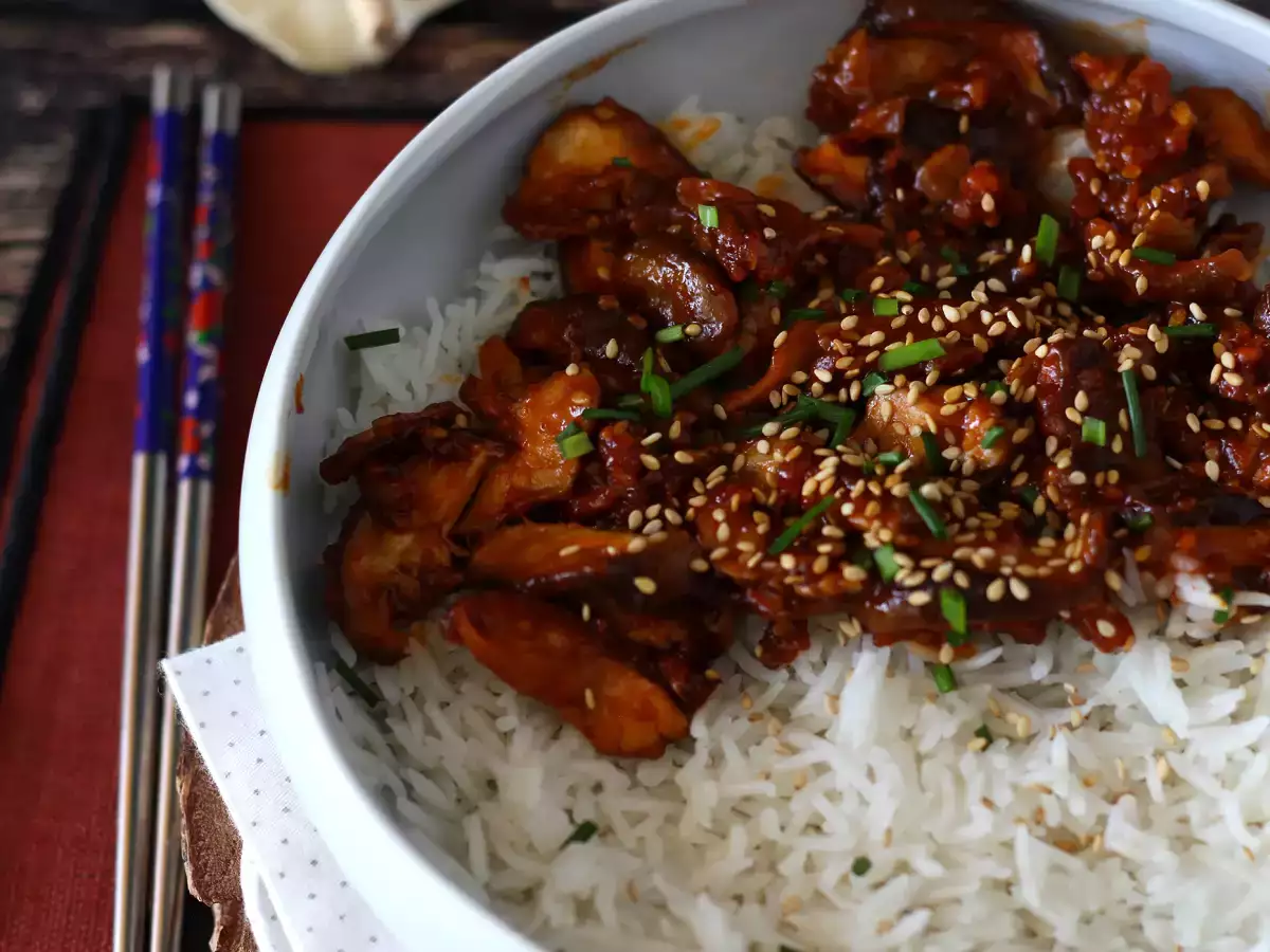 Korealaistyyliset sienet – shiitakesienet gochujang-kastikkeessa - kuva 3