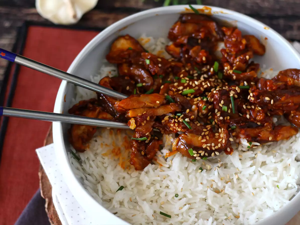 Korealaistyyliset sienet – shiitakesienet gochujang-kastikkeessa - kuva 5