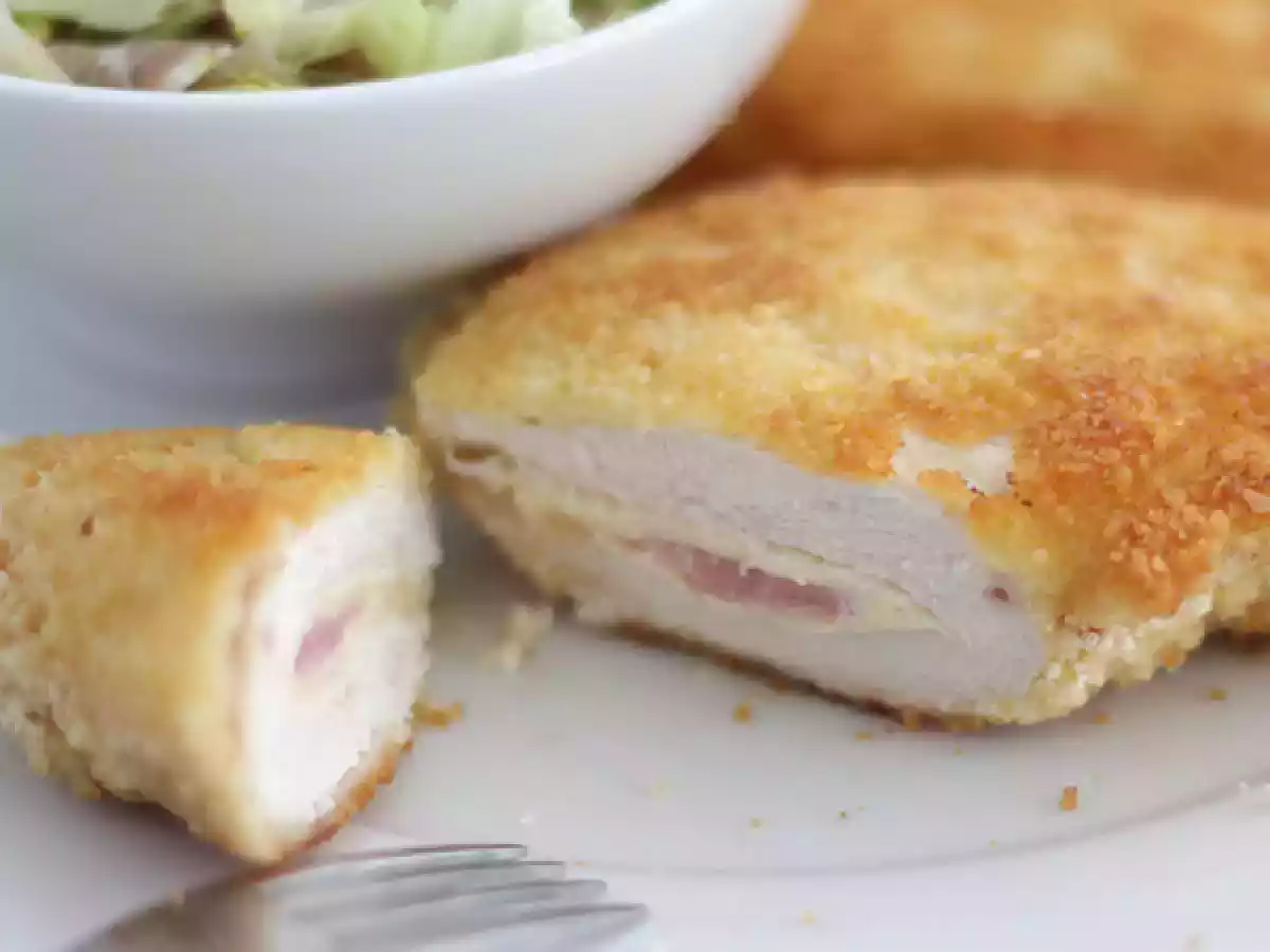 Kotitekoinen cordon bleu