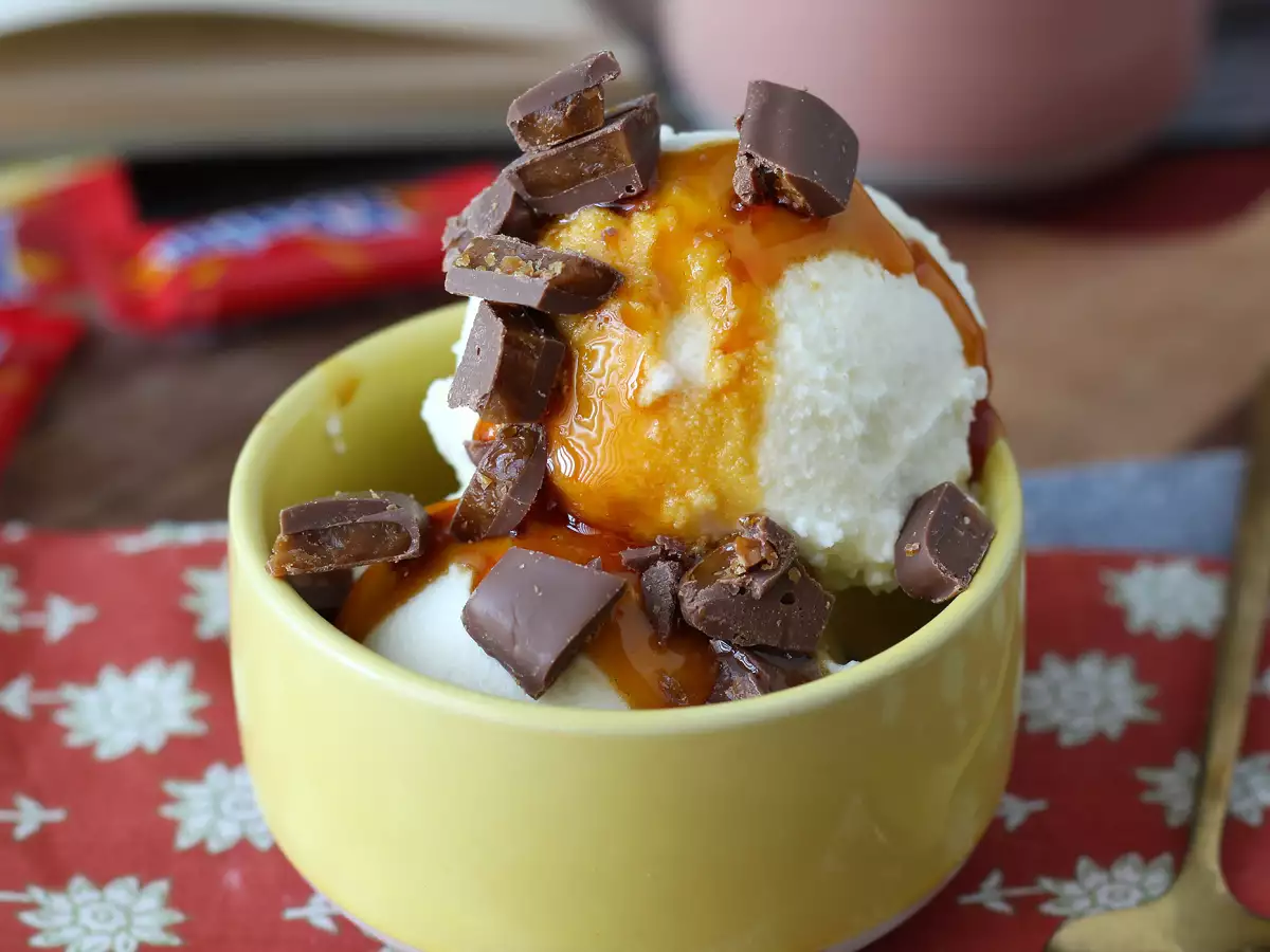 Kotitekoinen Daim-karamelli-McFlurry Ninja Creamillä - kuva 3