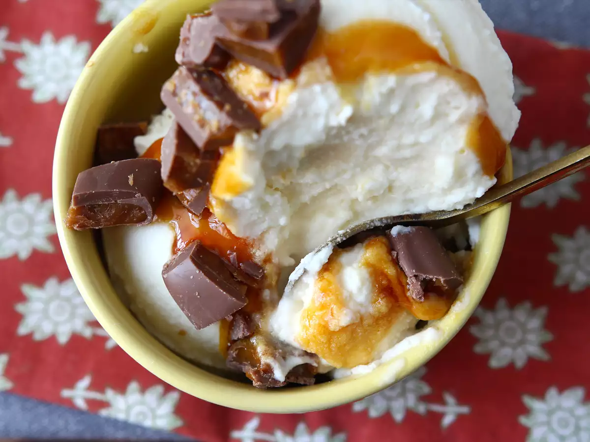 Kotitekoinen Daim-karamelli-McFlurry Ninja Creamillä - kuva 6