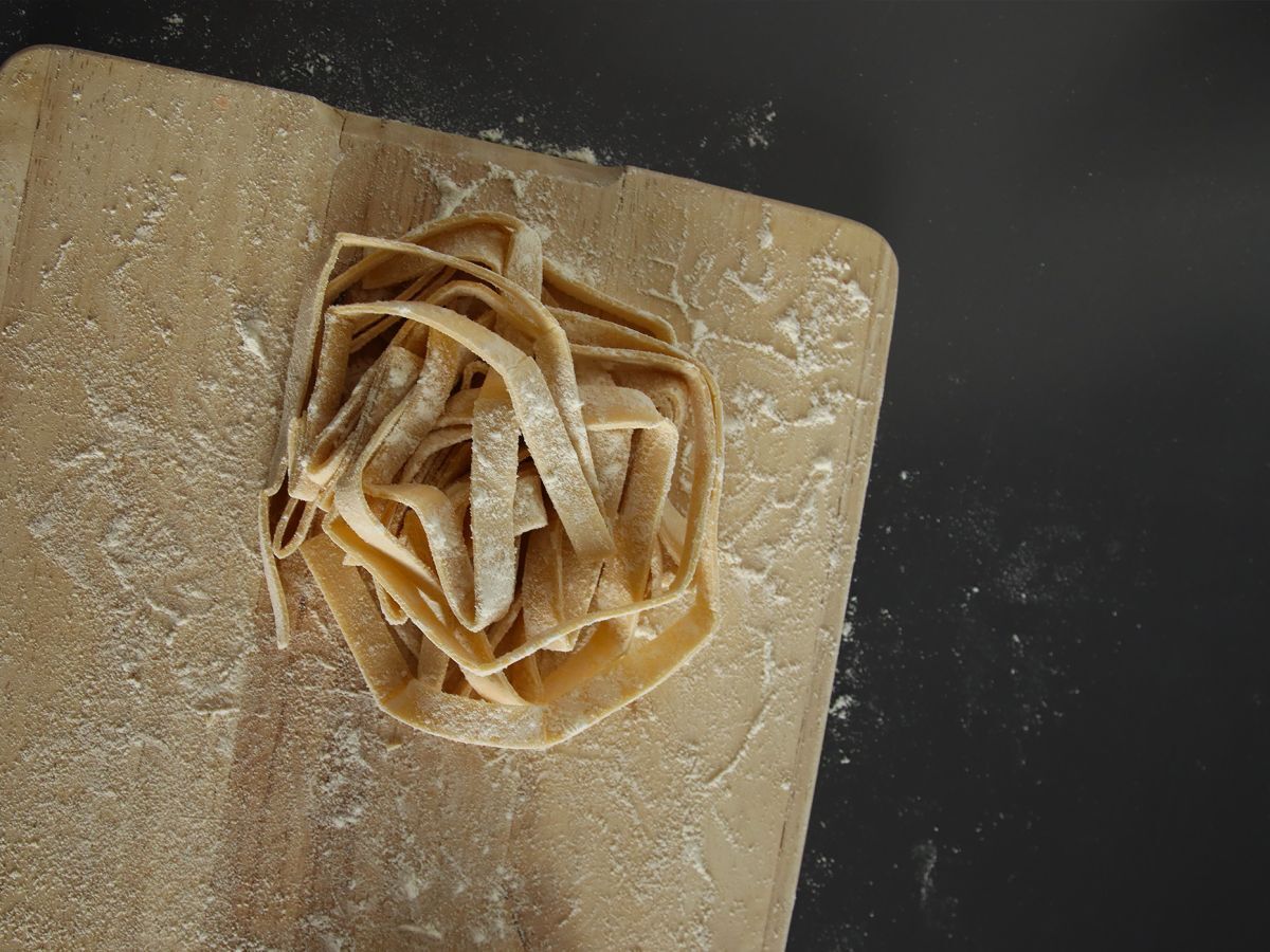Kotitekoinen tagliatelle, menettely selitetään vaihe vaiheelta - kuva 4