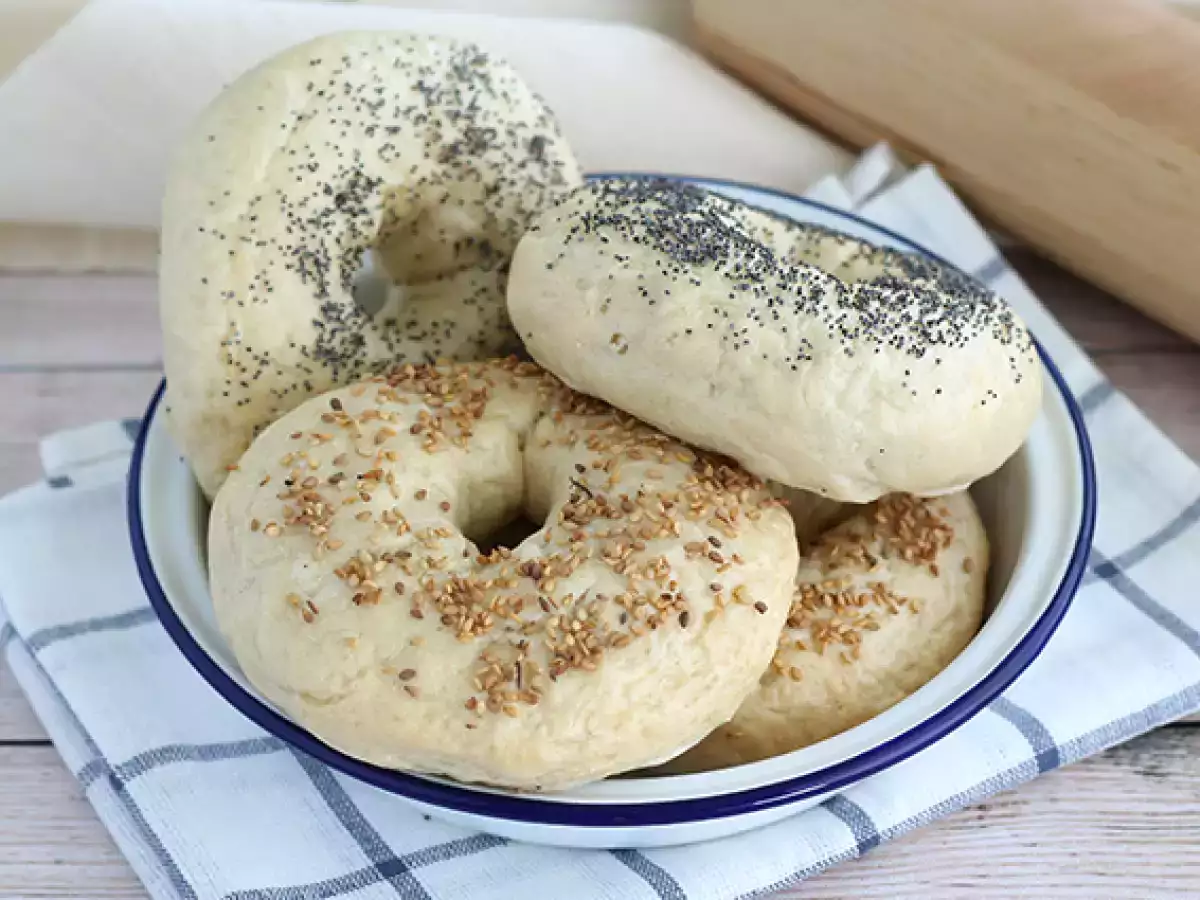 Kotitekoiset bagelit